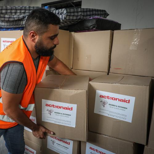 ActionAid’s response to the humanitarian crisis in Lebanon